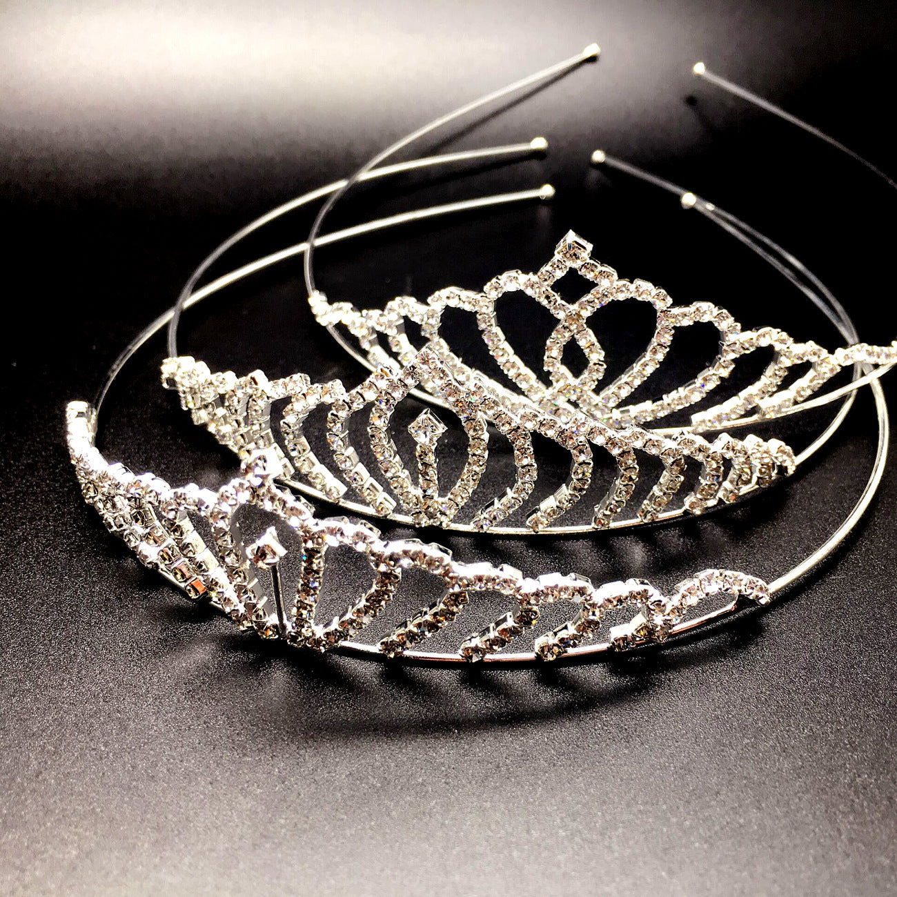 Mini Hair Clips with Full Rhinestones | Sparkly Hair Pins for Girls, Toddlers & Kids