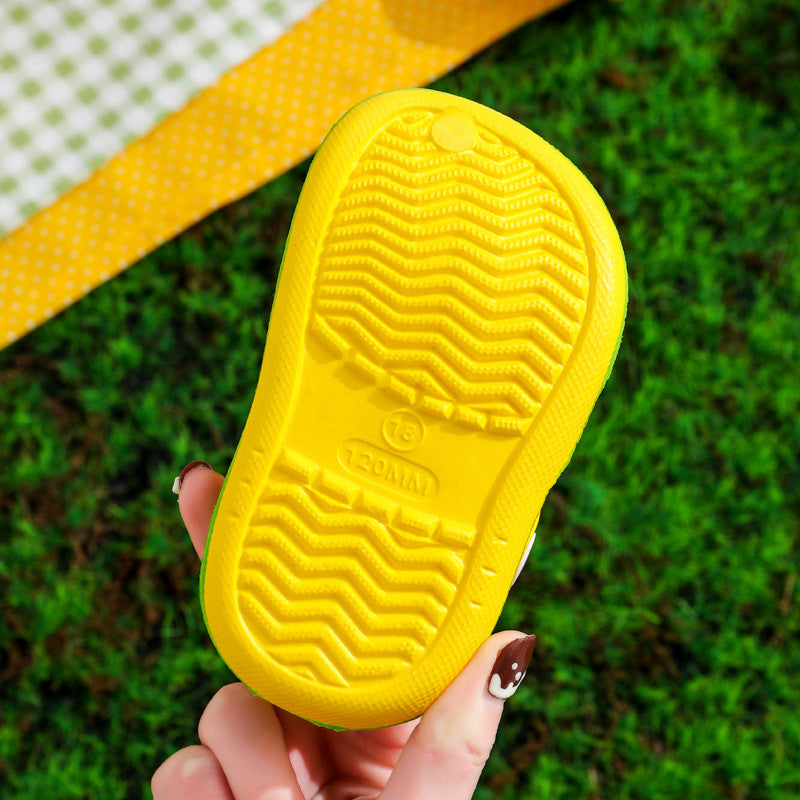 Kids Cartoon Hole Sandals | Lightweight Summer Cave Shoes for Boys & Girls