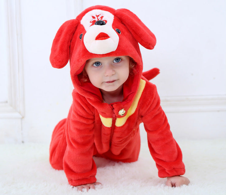 Dinosaur Cartoon Baby Jacket | Cute Cotton Outing Coat for Toddlers & Kids