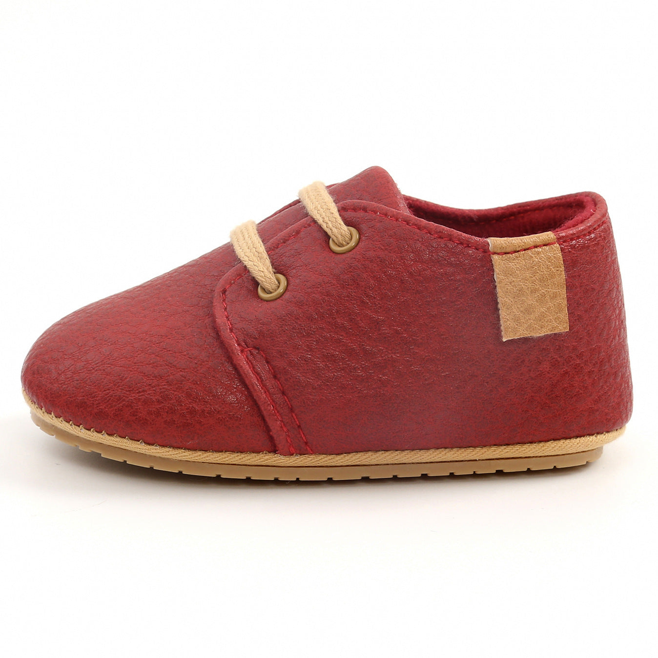 Luxury Soft Leather Baby Moccasins | Newborn & Toddler First Walker Shoes with Rubber Sole