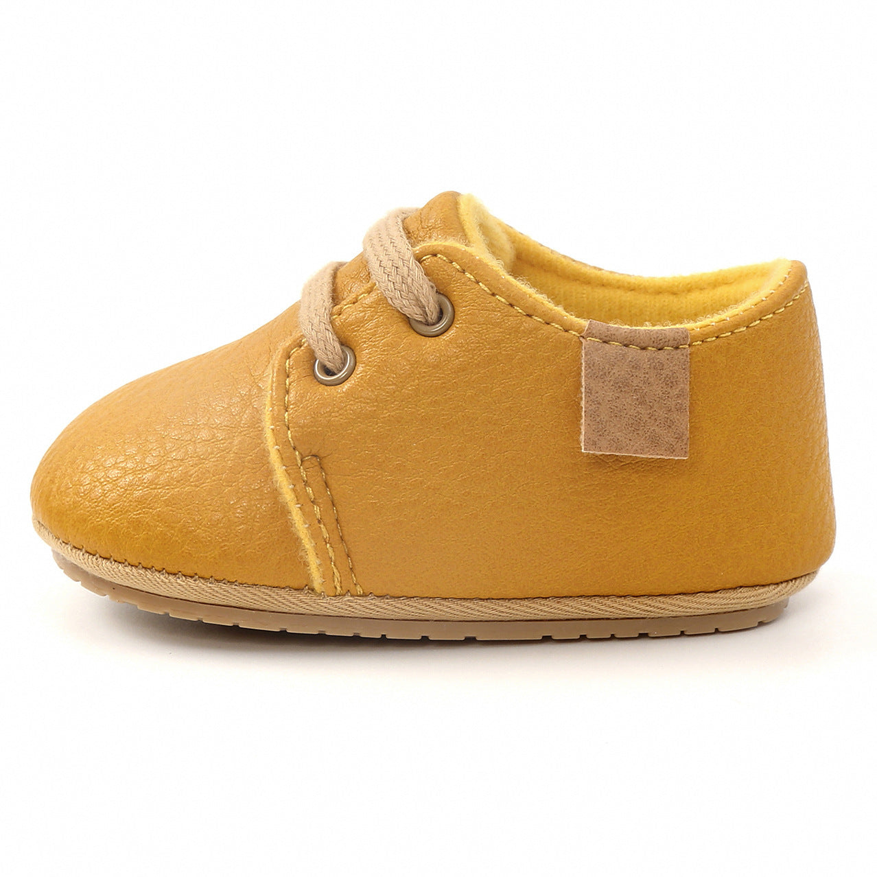 Luxury Soft Leather Baby Moccasins | Newborn & Toddler First Walker Shoes with Rubber Sole