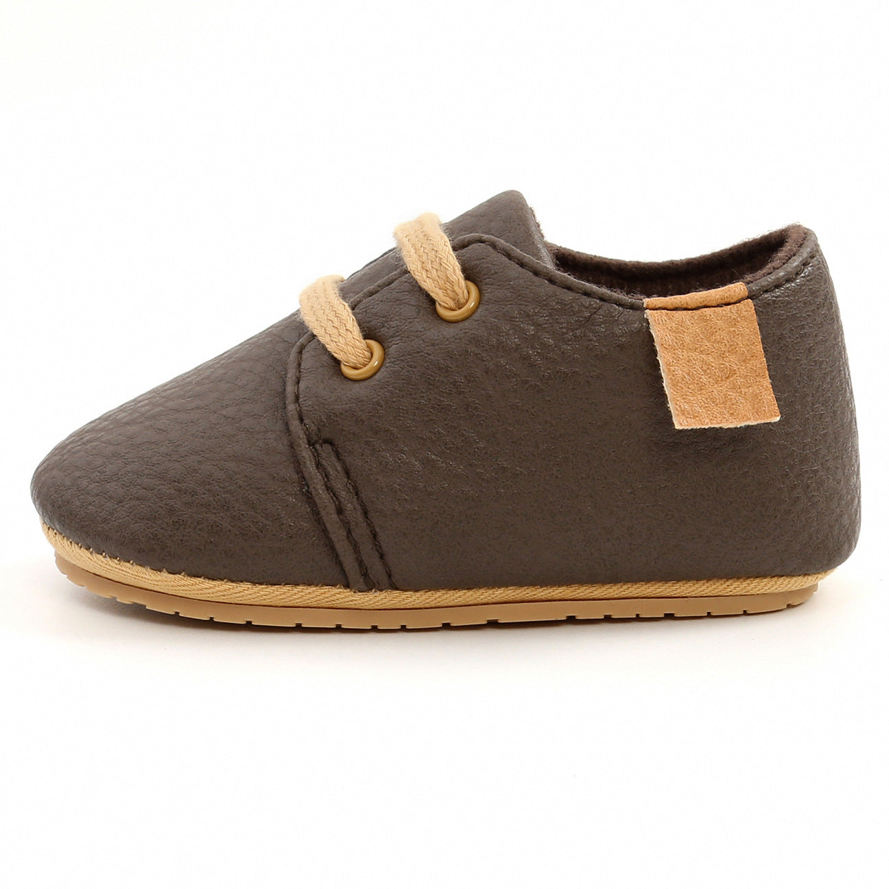 Luxury Soft Leather Baby Moccasins | Newborn & Toddler First Walker Shoes with Rubber Sole