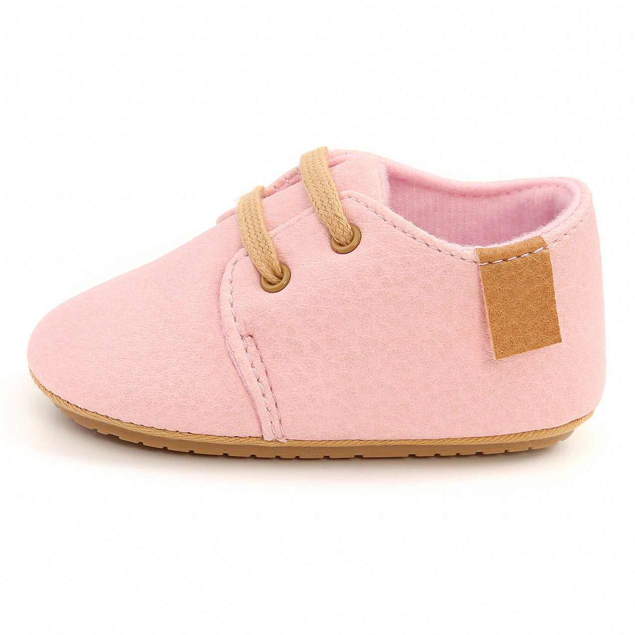 Luxury Soft Leather Baby Moccasins | Newborn & Toddler First Walker Shoes with Rubber Sole
