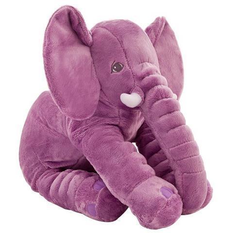 Soft Elephant Pillow Plush Toy – Baby Sleep Support & Cuddle Buddy