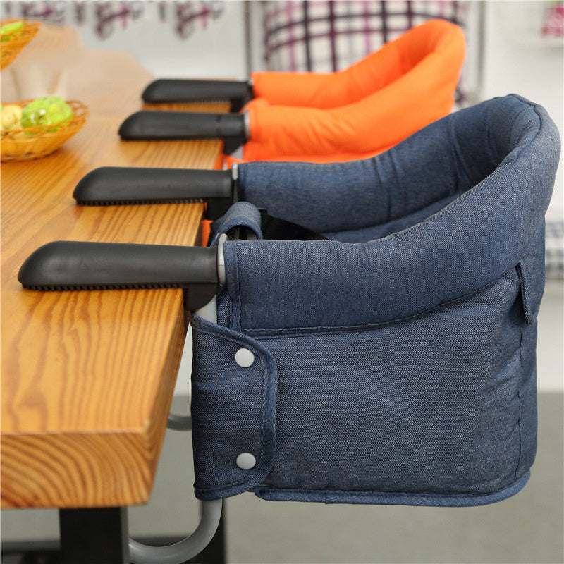Portable Baby High Chair Seat – Adjustable Dining Cover with Safety Belt