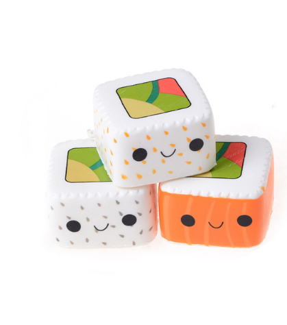 Sushi Squishy Keychain