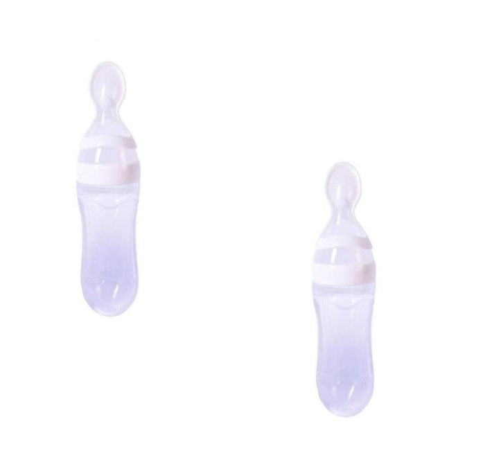 Silicone Feeding Bottle Spoon / Squeeze feeding spoon