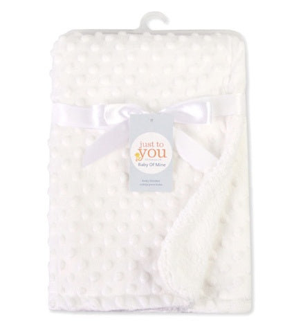 Newborn Swaddle Wrap Blanket – Soft Polar Dot Baby Bedding