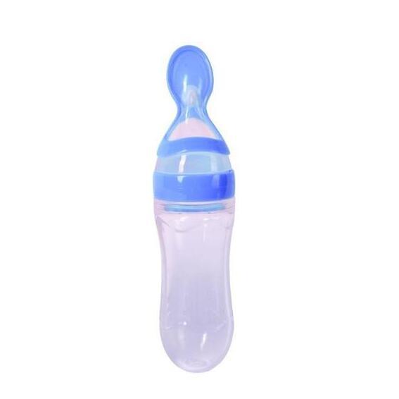Silicone Feeding Bottle Spoon / Squeeze feeding spoon