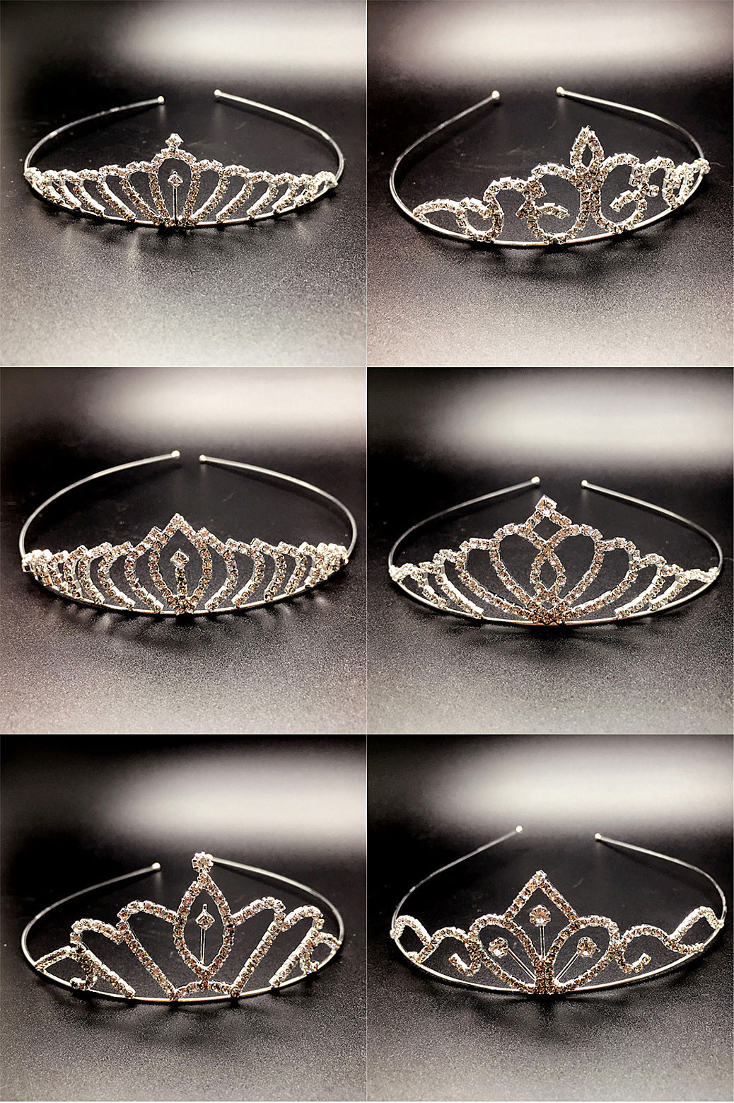 Mini Hair Clips with Full Rhinestones | Sparkly Hair Pins for Girls, Toddlers & Kids