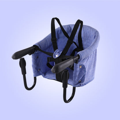 Portable Baby High Chair Seat – Adjustable Dining Cover with Safety Belt