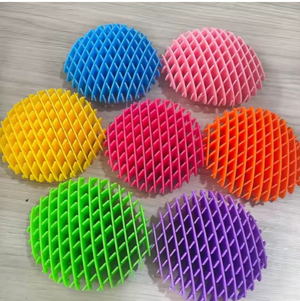 Stretchy Rainbow Worm Squeeze Toy