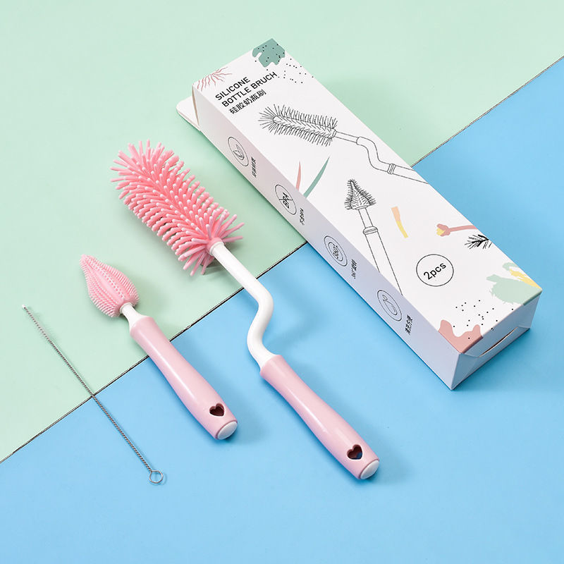 Baby Silicone Bottle & Straw Cleaning Brush