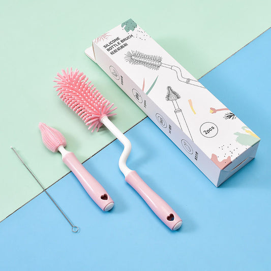 Baby Silicone Bottle & Straw Cleaning Brush
