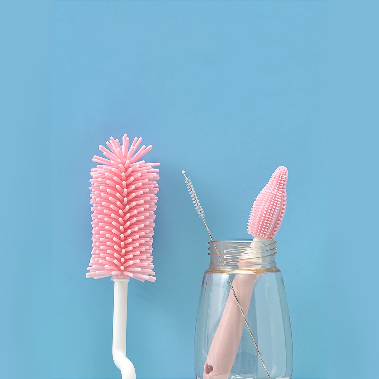 Baby Silicone Bottle & Straw Cleaning Brush