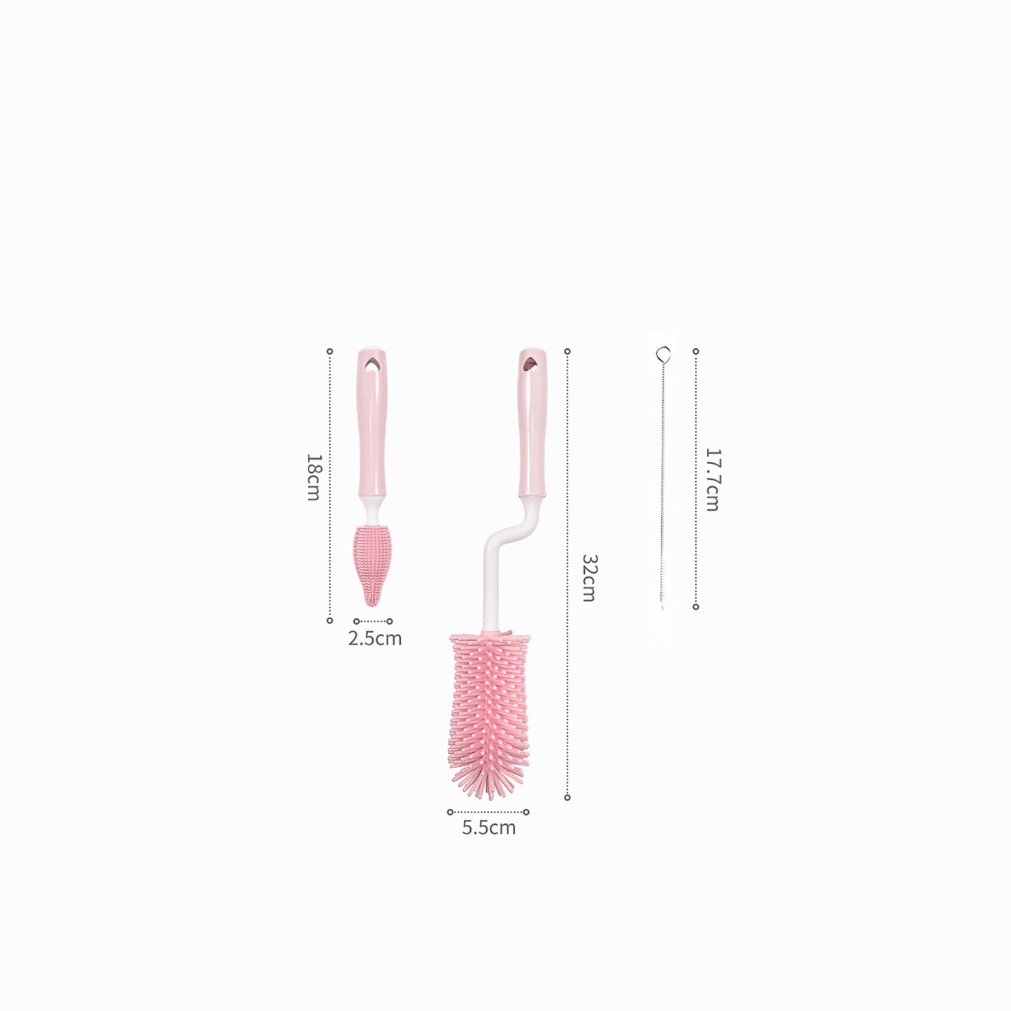 Baby Silicone Bottle & Straw Cleaning Brush