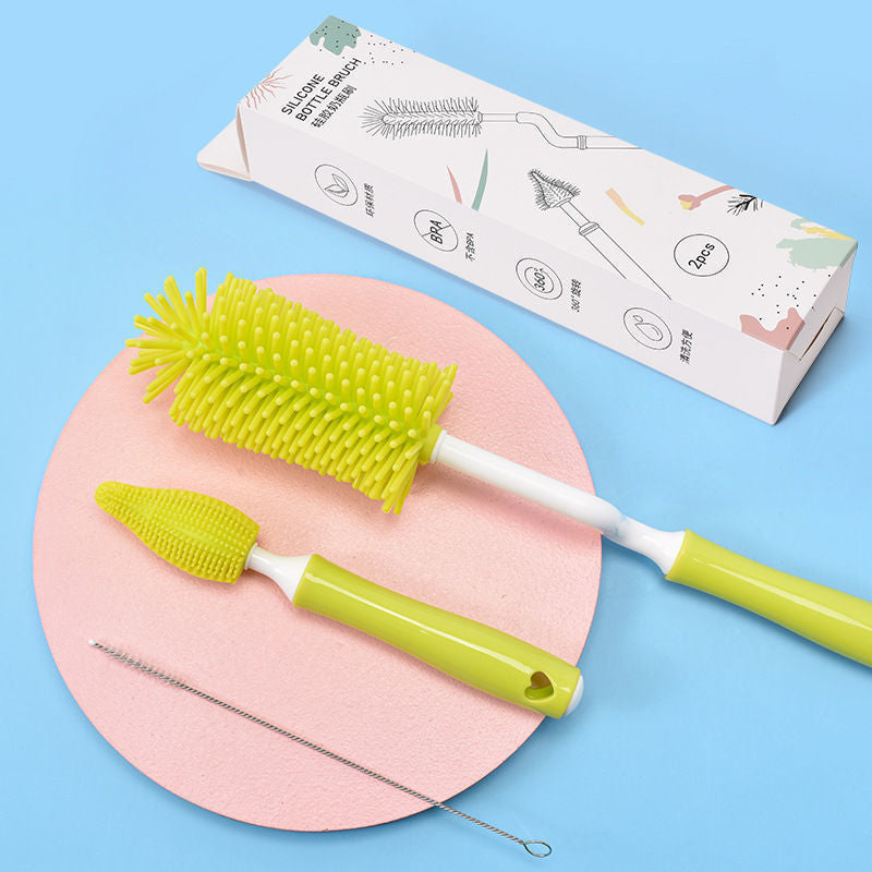 Baby Silicone Bottle & Straw Cleaning Brush