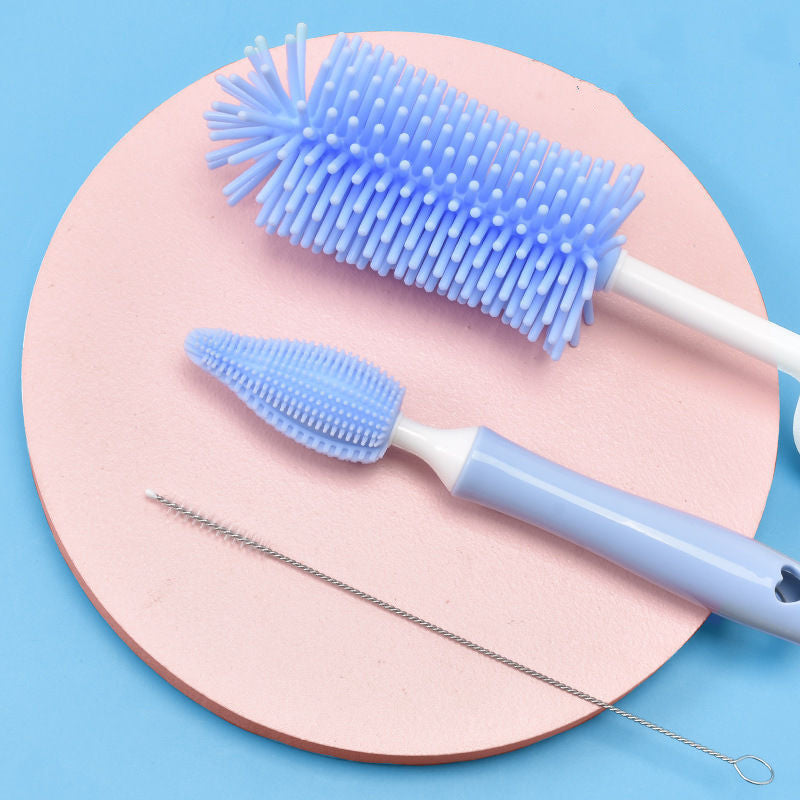 Baby Silicone Bottle & Straw Cleaning Brush