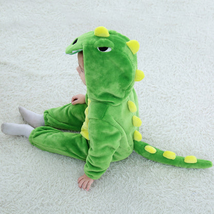Dinosaur Cartoon Baby Jacket | Cute Cotton Outing Coat for Toddlers & Kids