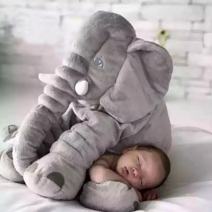 Soft Elephant Pillow Plush Toy – Baby Sleep Support & Cuddle Buddy