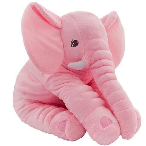 Soft Elephant Pillow Plush Toy – Baby Sleep Support & Cuddle Buddy