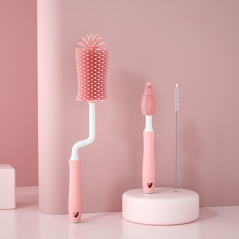 Baby Silicone Bottle & Straw Cleaning Brush