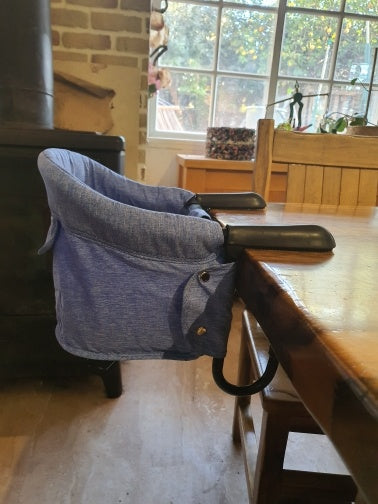 Portable Baby High Chair Seat – Adjustable Dining Cover with Safety Belt