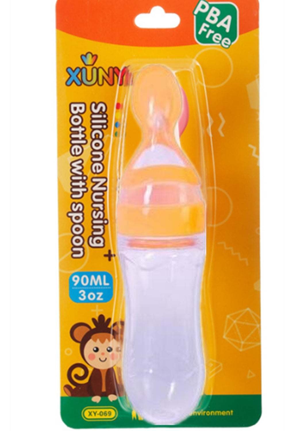Silicone Feeding Bottle Spoon / Squeeze feeding spoon