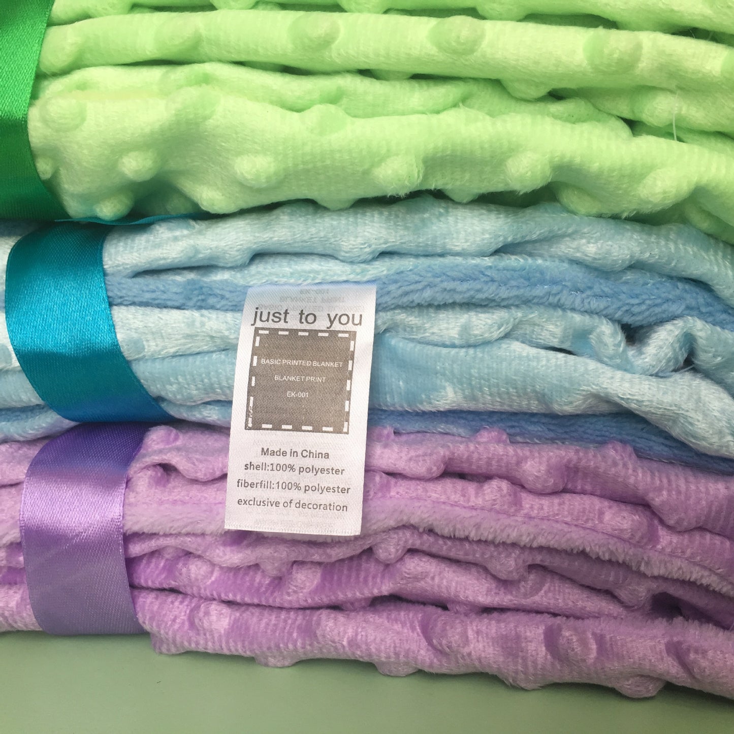 Newborn Swaddle Wrap Blanket – Soft Polar Dot Baby Bedding