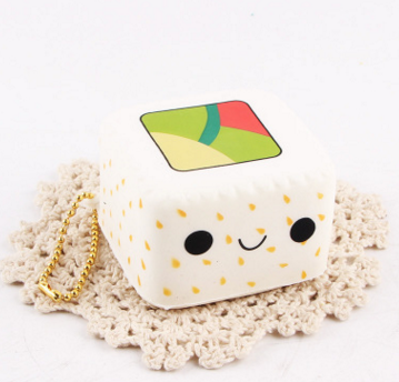 Sushi Squishy Keychain