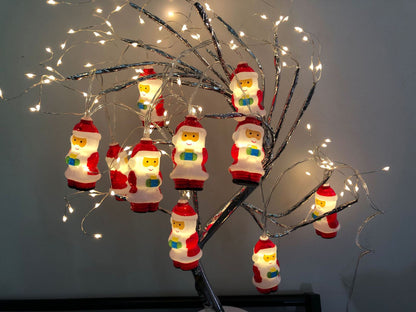 Santa LED String Lights