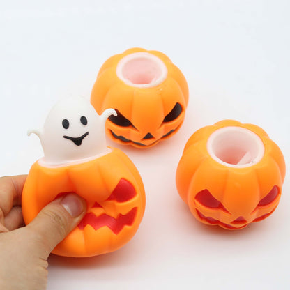 Halloween Pumpkin Ghost Squeeze Toy