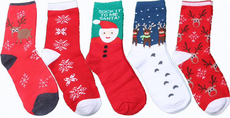 Reindeer Christmas Socks Gift Box