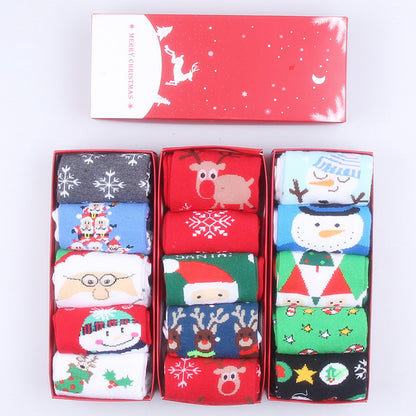 Reindeer Christmas Socks Gift Box