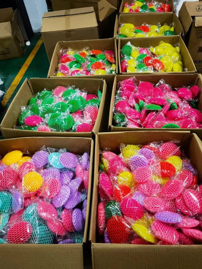 Stretchy Rainbow Worm Squeeze Toy