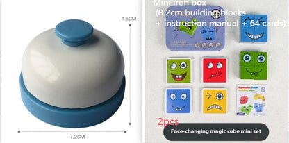 Wooden Expressions Matching Block Puzzle/ Emotion Recognition & Educational Brain Game