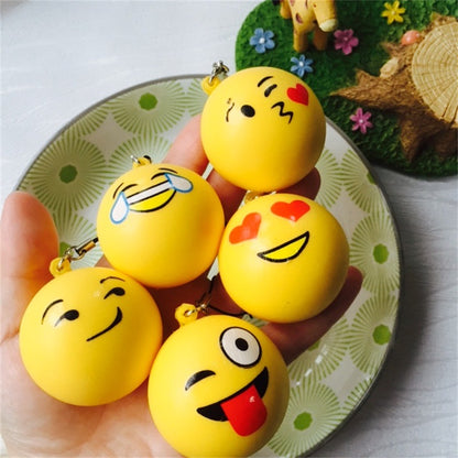 Bread Face Squishy Keychain