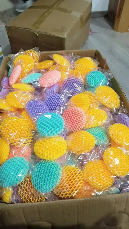 Stretchy Rainbow Worm Squeeze Toy