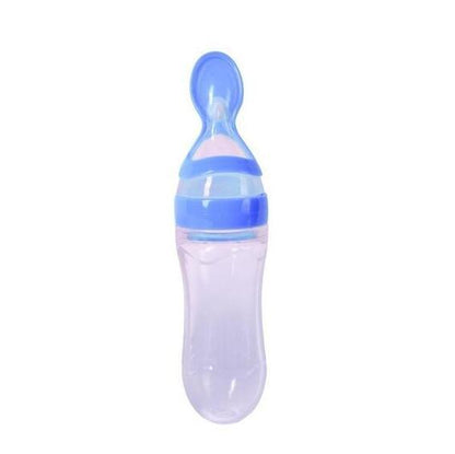 Silicone Feeding Bottle Spoon / Squeeze feeding spoon