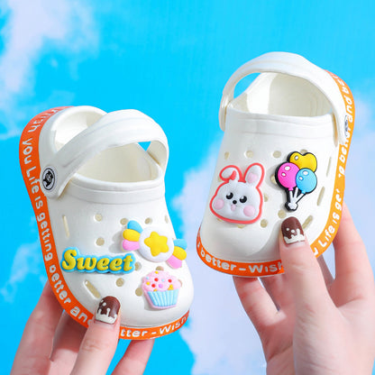 Kids Cartoon Hole Sandals | Lightweight Summer Cave Shoes for Boys & Girls