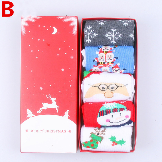 Reindeer Christmas Socks Gift Box