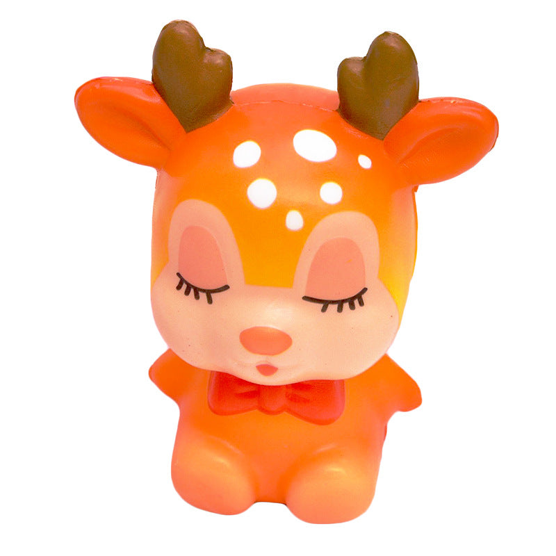 Christmas Reindeer Slow-Rise Squishy