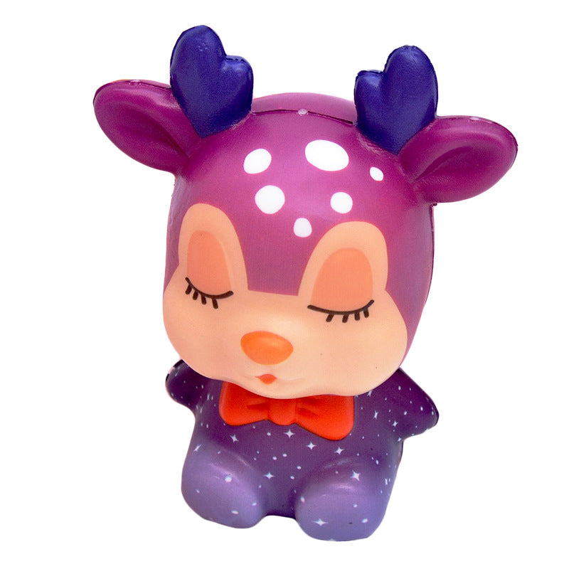 Christmas Reindeer Slow-Rise Squishy