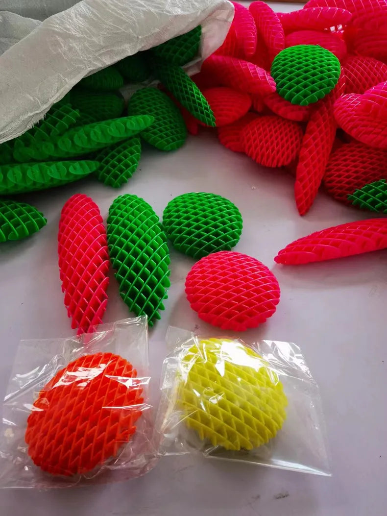 Stretchy Rainbow Worm Squeeze Toy