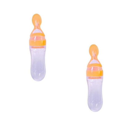 Silicone Feeding Bottle Spoon / Squeeze feeding spoon