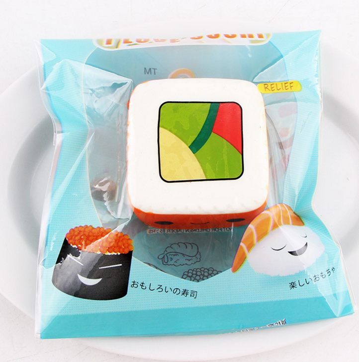 Sushi Squishy Keychain