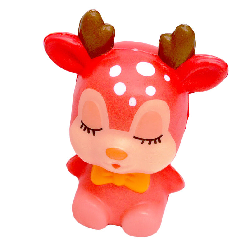 Christmas Reindeer Slow-Rise Squishy