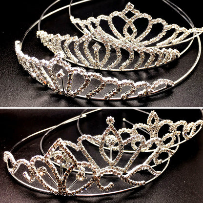 Mini Hair Clips with Full Rhinestones | Sparkly Hair Pins for Girls, Toddlers & Kids