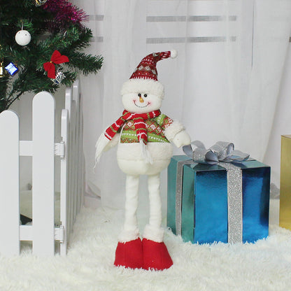 Stretchy-Leg Santa, Snowman & Reindeer Figure